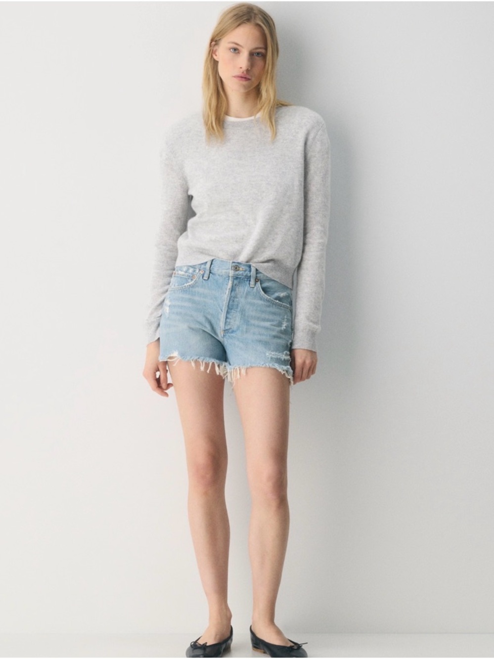 Agolde Parker Denim Shorts